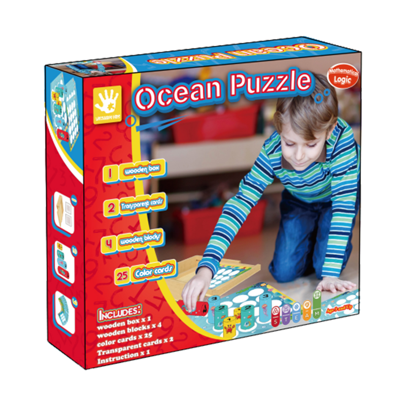 Kit giocattolo puzzle oceano